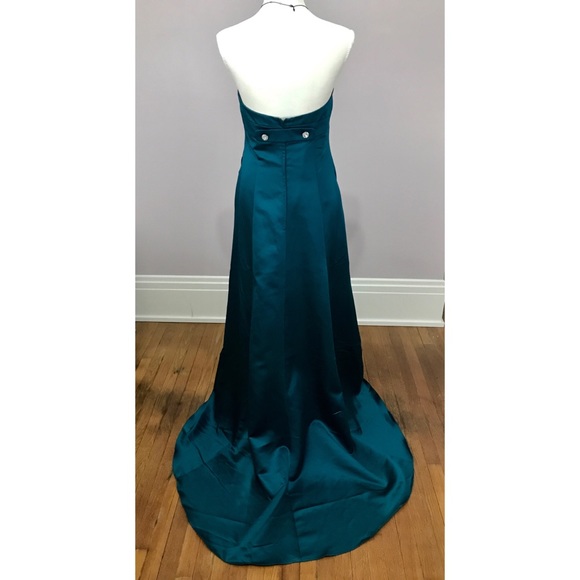 NWT ALFRED ANGELO Strapless Bridesmaid Prom Dress - Picture 6 of 6